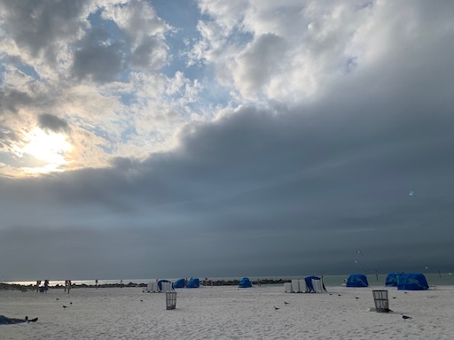 Storm on Clearwater Beach, FL